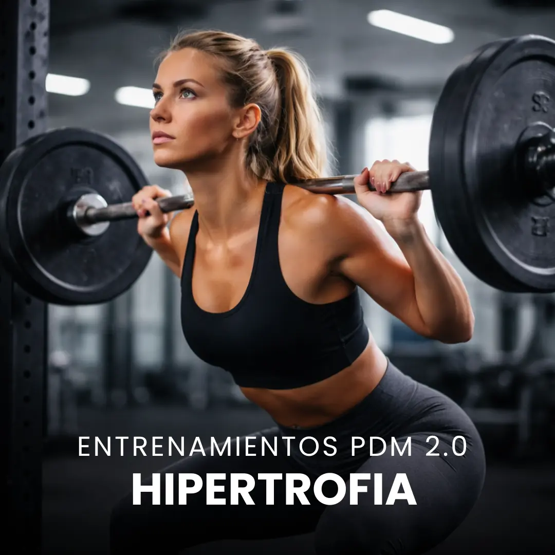 Entrenamiento de hipertrofia para gimnasio